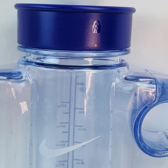 ☕️RARE Nike Clear & Blue Hydra-Ware 20oz Water Bottle - Picture 8 of 12